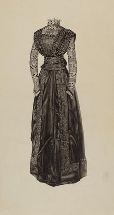 Street Dress, c. 1937. Creator: Lucien Verbeke.