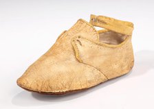 Shoes, probably European, 1775-1825. Creator: Unknown.