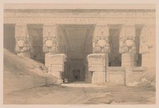 Egypt and Nubia: Volume I - No. 35, Dendera, 1838. Creator: Louis Haghe (British, 1806-1885).