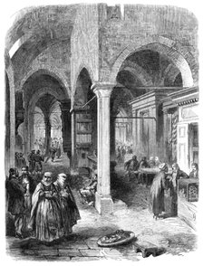 The Bazaar at Constantinople, 1869. Creator: Unknown.