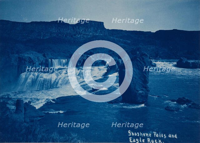 Shoshone Falls and Eagle Rock, c1900. Creator: Unknown.