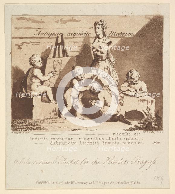 Boys Peeping at Nature, 1782. Creator: Richard Livesay.