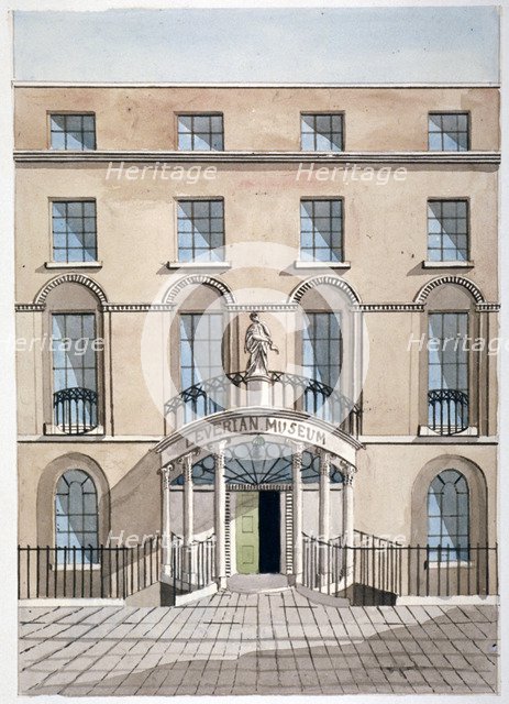 Front view of the Leverian Museum, Albion Place, Southwark, London, c1806. Artist: Anon