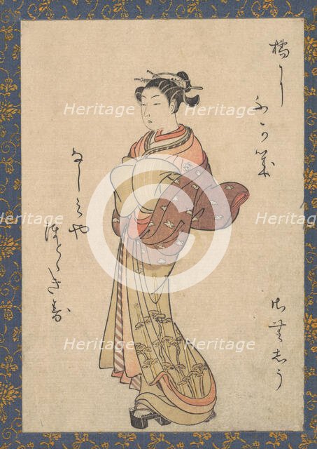 The Courtesans, from the series, "Seiro Bijin Awase Carver End Shigoro" (sic), ca. 1765., ca. 1765. Creator: Suzuki Harunobu.