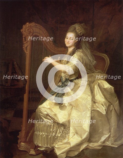 Portrait of Glaphira Ivanovna Alymova (1758-1826), 1776. Artist: Levitsky, Dmitri Grigorievich (1735-1822)