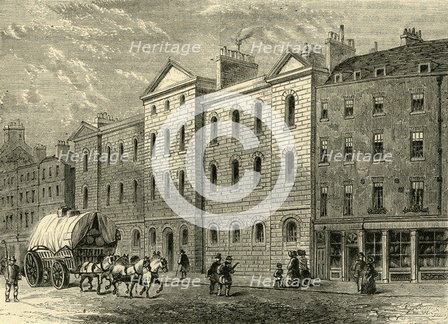 'Giltspur Street Compter, 1840', (c1872). Creator: Unknown.
