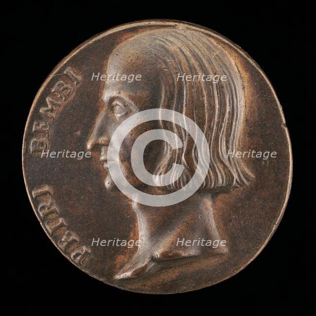 Pietro Bembo, 1470-1547, Cardinal 1538 [obverse], probably 1532. Creator: Valerio Belli.