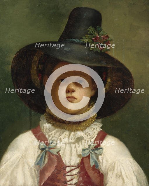 A Tyrolean Girl, 1860. Creator: Zélée Agricola.