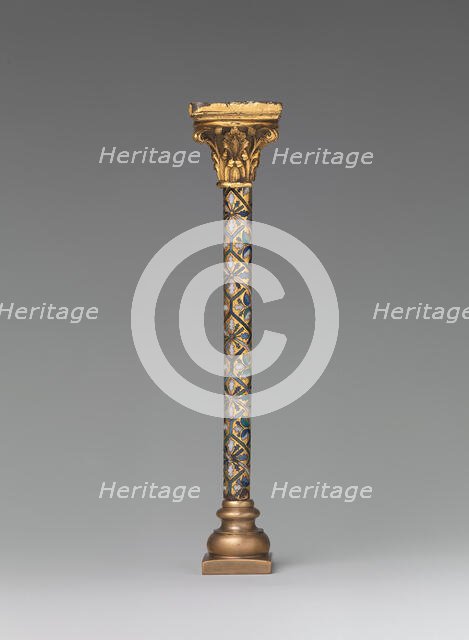Colonnette from a Reliquary Shrine, German, ca. 1175-1200. Creator: Unknown.
