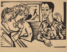 Conversation, 1929. Creator: Ernst Kirchner.