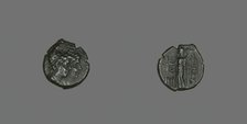 Tetras (Coin) Depicting the Dioscuri, 203-89 BCE. Creator: Unknown.