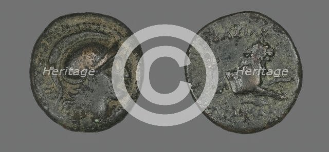 Coin Depicting the God Ares, 306-281 BCE. Creator: Unknown.