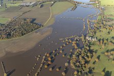 Flooding on the River Ouse at Moreby Hall, York, 2023. Creator: Robyn Andrews.