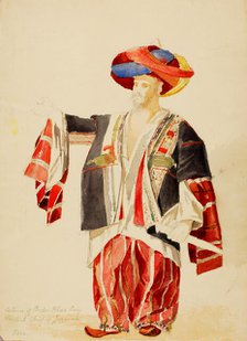 Costume of Beder Khan Bey, n.d. Creator: Miner Kilbourne Kellogg.