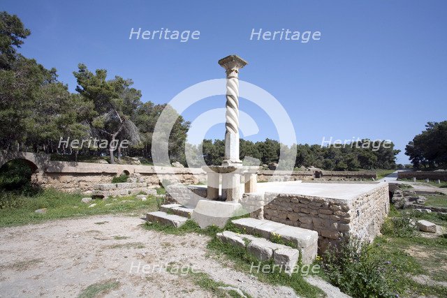 The amphitheatre at Carthage, Tunisia. Artist: Samuel Magal