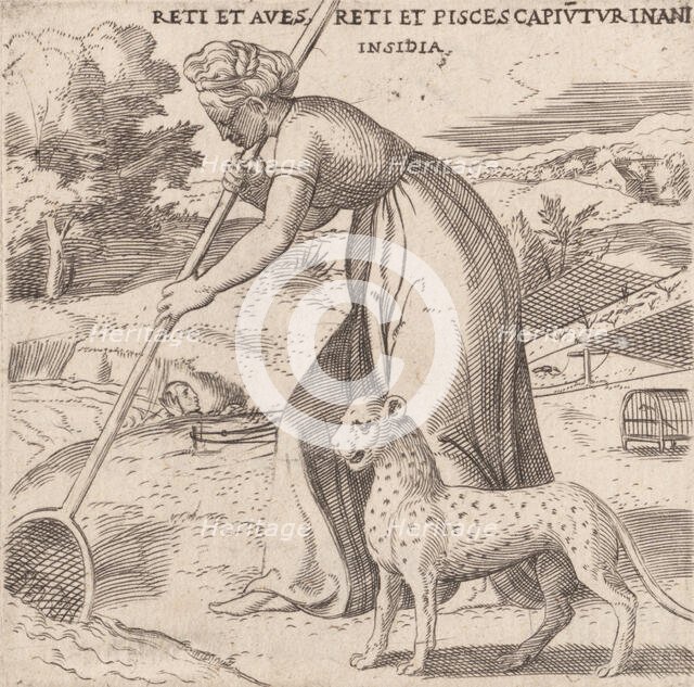 Entrapment, ca. 1545-50. Creator: Enea Vico.