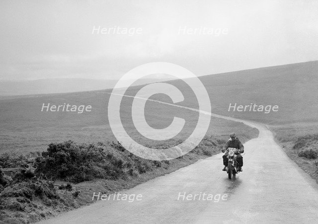 500 cc DKW of GEH Godber-Ford, winner of a premier award, MCC Torquay Rally, July 1937. Artist: Bill Brunell.