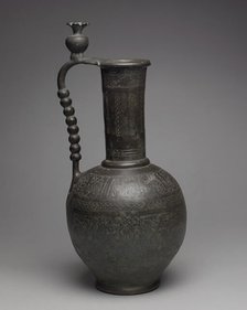 Ewer with Inscriptions and Hunting Scenes, Iran, 11th century. Creator: Unknown.