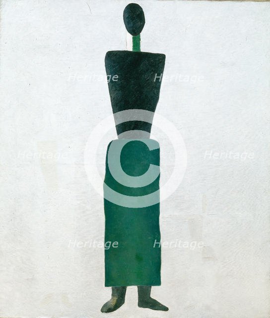Female figure, 1928-1929. Creator: Malevich, Kasimir Severinovich (1878-1935).