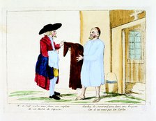 Suppression of religious orders during the French Revolution, late 18th century. Artist: Unknown