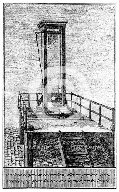 Guillotine, 1956. Artist: Unknown