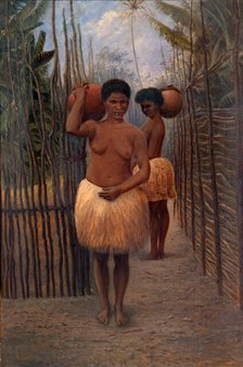 Papuan Women, ca. 1890-1899. Creator: Antonio Zeno Shindler.
