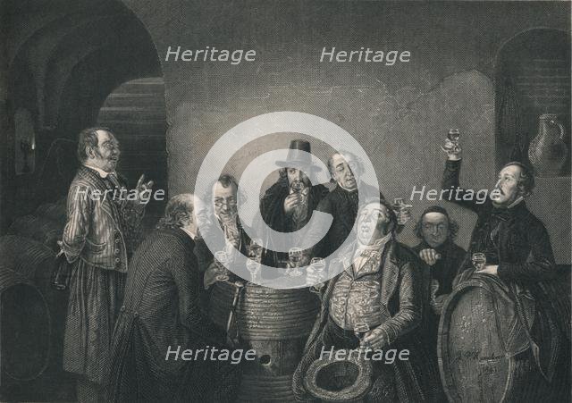 'The Wine Commission', mid 19th century. Creator: AH Payne.