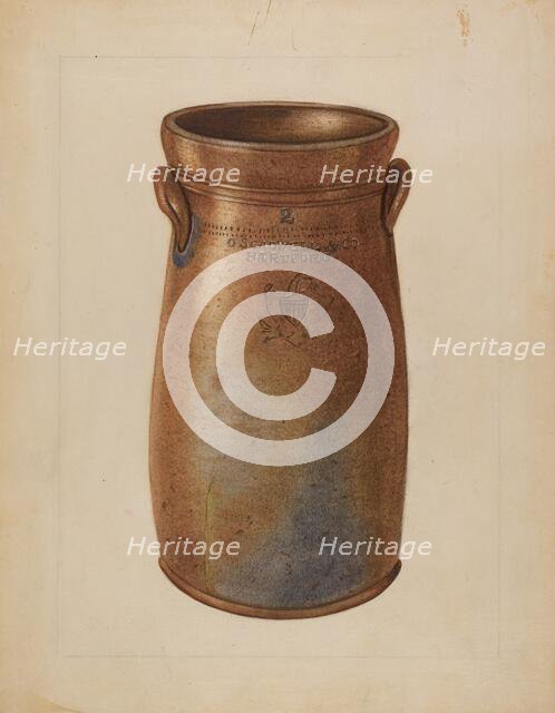 Churn, c. 1936. Creator: Frank Fumagalli.