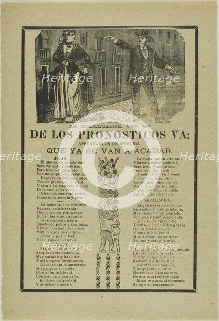 The Continuation, Sirs, of the Forecasts..., n.d. Creator: José Guadalupe Posada.