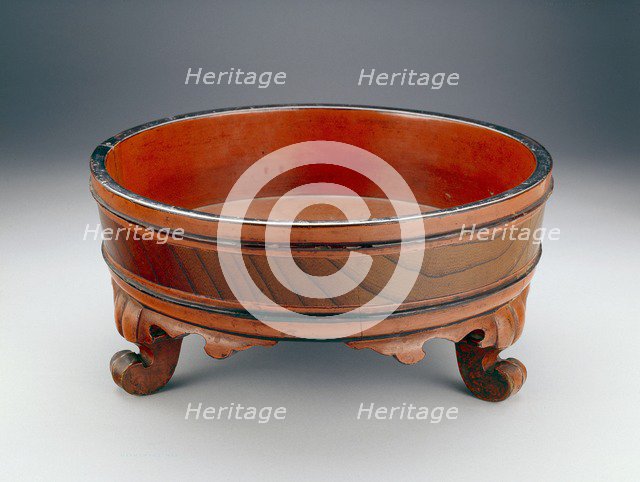 Basin used for a Buddhist hand-washing ceremony, 1345 or 1406. Artist: Unknown.