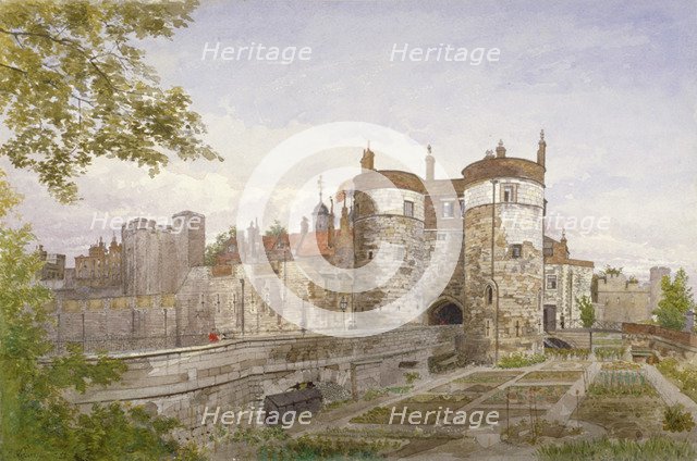 Tower of London, Stepney, London, 1883. Artist: John Crowther