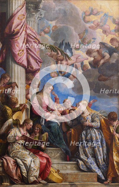 The Mystical Marriage of Saint Catherine.