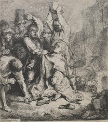 The stoning of St Stephen, 1635. Creator: Rembrandt Harmensz van Rijn.