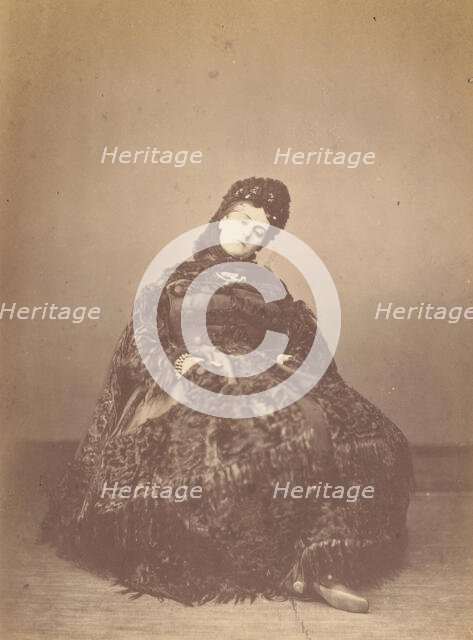 Le Caracul (L'Astrakhan), 1860s. Creator: Pierre-Louis Pierson.