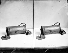 Stereo photo of a lantern, thought to have been used by Guy Fawkes during the Gunpowder Plot, 1605. Artist: Henry Taunt