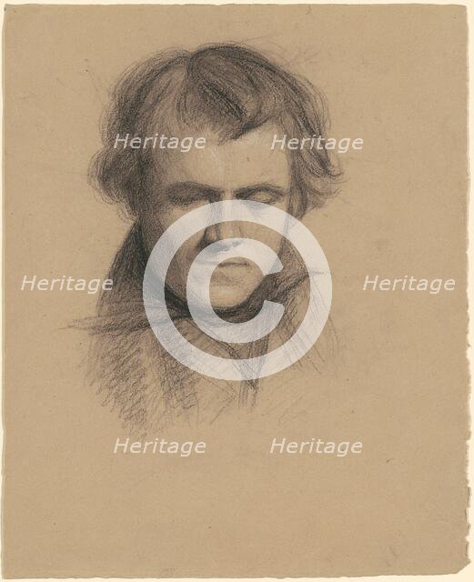 Self-Portrait, c. 1830s. Creator: Seth Wells Cheney.