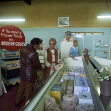 Frozen food shop, Mexborough, South Yorkshire, 1972. Artist: Michael Walters