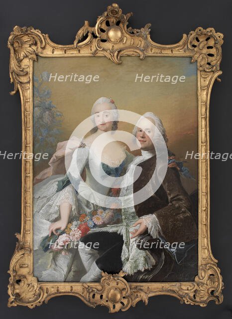 The Court Jeweller Christopher Fabritius and his Wife Gundel, née Berntz, 1752. Creator: Peder Als.
