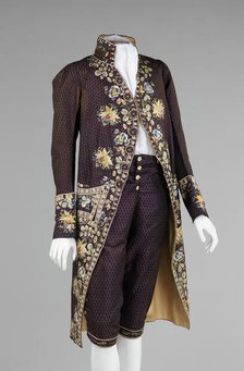 Court suit, probably French, 1780-90. Creator: Unknown.