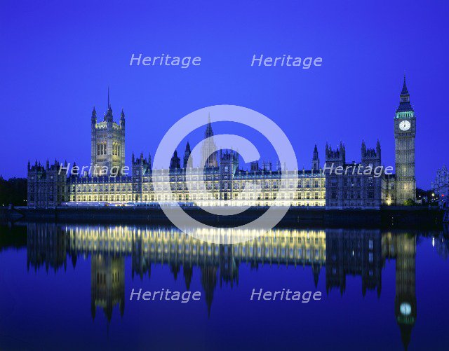 Palace of Westminster, c1990-2010. Artist: Unknown.