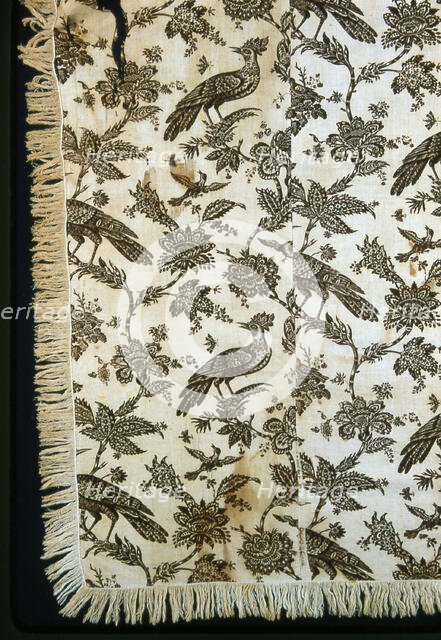 Panel (Furnishing Fabric), England, c. 1760/70. Creator: Bromley Hall.