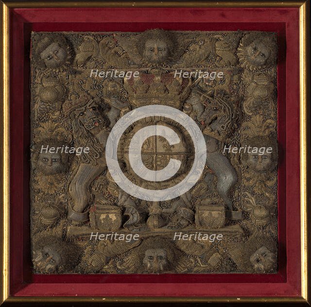 Burse Panel, England, 18th century. Creator: Unknown.