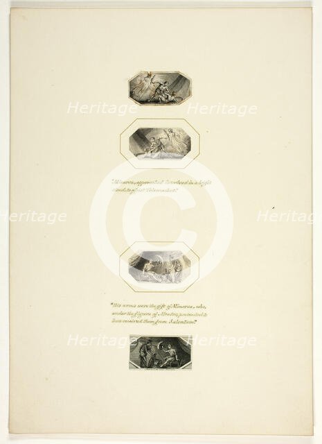 Study for a plate from Telemachus, c. 1797. Creator: Thomas Stothard.