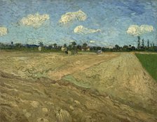 Ploughed fields (The furrows), 1888. Artist: Gogh, Vincent, van (1853-1890)