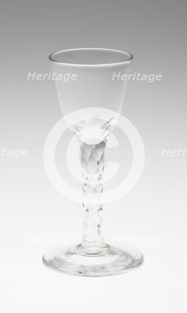 Wine Glass, England, c. 1770. Creator: Unknown.