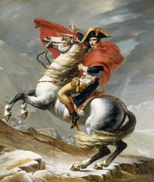 Bonaparte Crossing the Grand Saint-Bernard Pass, 20 May 1800, 1800. Artist: David, Jacques Louis (1748-1825)