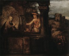'Christ and the Woman of Samaria', 1659.  Artist: Rembrandt Harmensz van Rijn    