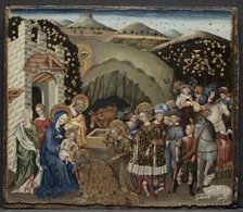 The Adoration of the Magi, 1440-45. Creator: Giovanni di Paolo (Italian, c. 1403-1482).