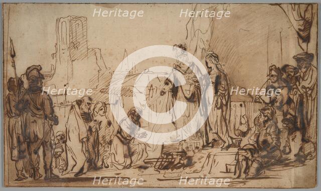 Scipio Returning the Spanish Bride to Her Family, c. 1640. Creator: Unknown.