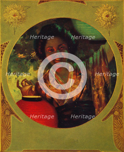 'Printed with Shackell's Bi-Color Lake & Blue', 1907. Artist: Unknown.